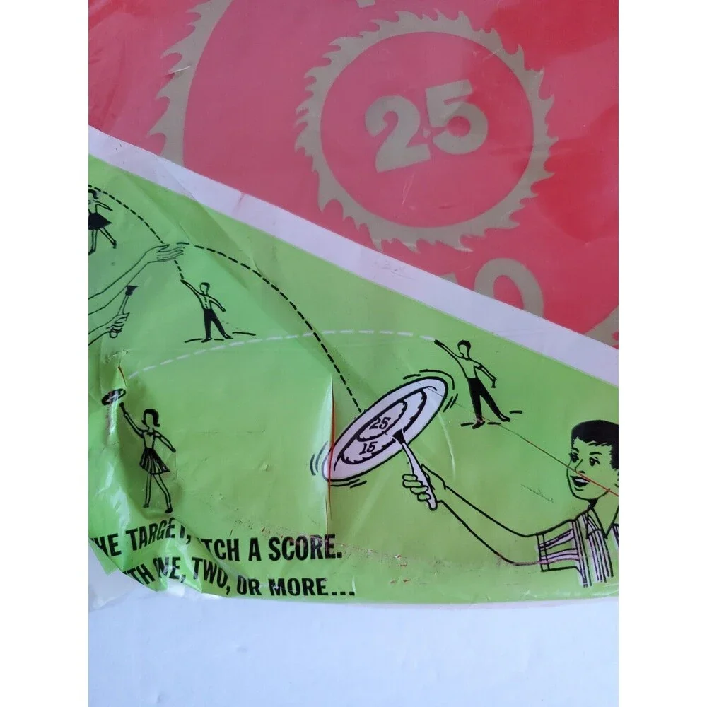 Vintage Placo Toys Flying Target Dart Game Circa 1968 New In Original Packaging.